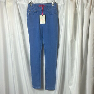Boohoo Jeans High Rise Skinny Blue Size 6 NWT